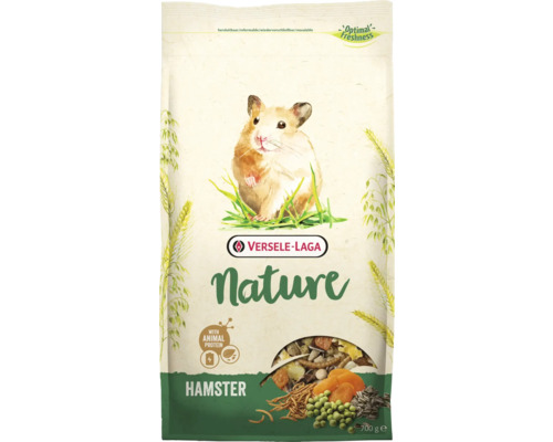 Nourriture pour rongeurs VERSELE-LAGA Nature Hamster 700 g aliment complet riche avec des graines, des vers de farine, des légumes, des fruits et des noix pour hamsters