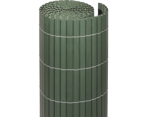 Sichtschutzmatte videx Rügen PVC 300 x 180 cm grün Rollzaun aus Kunststoff für den Garten