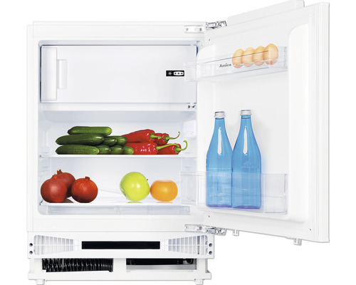 Réfrigérateur avec compartiment congélation Amica UKSX 361 900 lxhxp 60 x 82 x 60 cm partie réfrigération 95 l partie congélation 16 l blanc