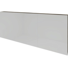 Spiegelschrank Sanox 160 x 12 x 65 cm espresso 3-türig doppelt verspiegelt