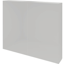 Spiegelschrank Sanox K-Line 80 x 13 x 70 cm weiss hochglanz 2-türig