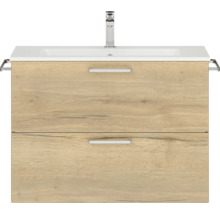 Meuble sous-lavabo avec deux tiroirs et lavabo