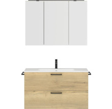 Waschtisch mit Unterschrank und Spiegelschrank für das Badezimmer