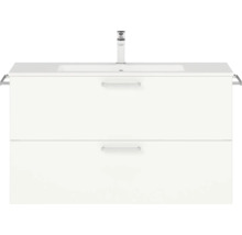 Meuble sous-vasque avec deux tiroirs et lavabo