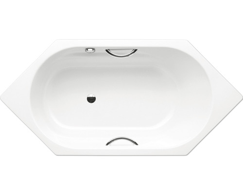 Badewanne KALDEWEI VAIO 6 STAR 959 90 x 190 cm alpinweiß glänzend 233900010001 Eckbadewanne aus Sanitäracryl, Aufsicht
