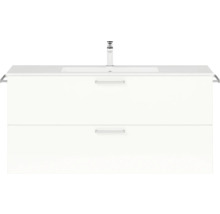 Meuble sous-lavabo avec lavabo et deux tiroirs