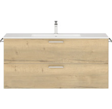 Meuble-lavabo avec deux tiroirs et porte-serviettes