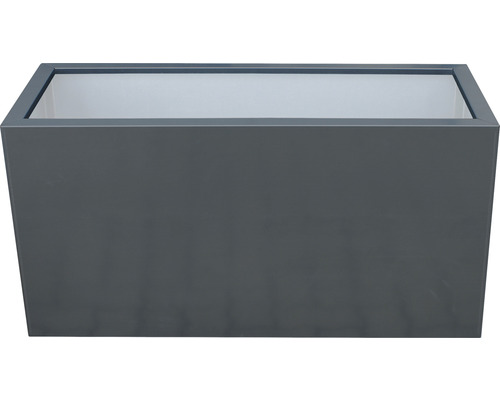 Bac à plantes Palatino Lotte métal 150 x 40 x 50 cm anthracite Jardinière rectangulaire pour le jardin