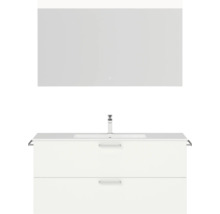 Badezimmermöbel-Set mit Waschtischunterschrank, Waschbecken und Spiegel