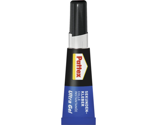 Colle instantanée Pattex Ultra Gel 3 g Pattex Super Colle Ultra Gel Tube