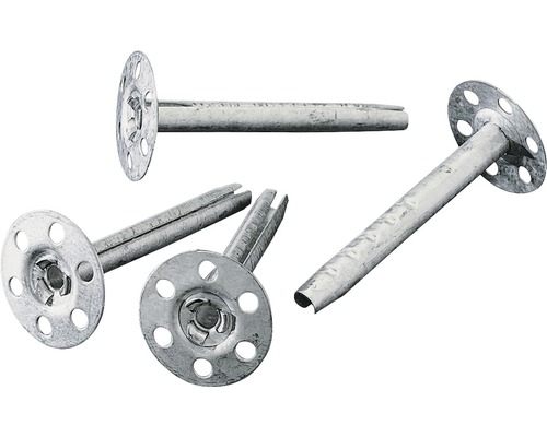 Metall Dübel 80 mm für Jackoboard® Plano Pack = 10 St Mehrere Dämmstoffdübel aus Metall mit Tellerkopf