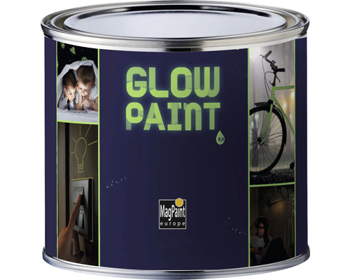 Peinture phosphorescente MagPaint Glow Paint jaune lumière clair 250 ml-0