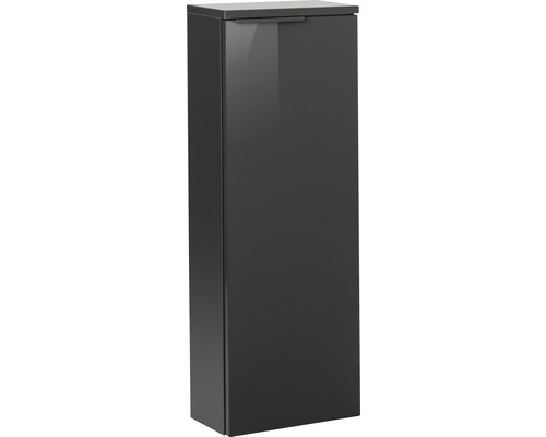 Armoire midi Fackelmann LUNA slim 30,5x83 cm anthracite 87213 Armoire haute de salle de bain pour montage mural