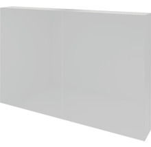Spiegelschrank Sanox K-Line 100 x 13 x 70 cm weiss hochglanz 2-türig