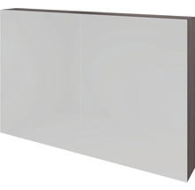 Spiegelschrank Sanox K-Line 100 x 13 x 70 cm beton anthrazit 2-türig
