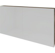 Spiegelschrank Sanox K-Line 120 x 13 x 70 cm tabacco 2-türig