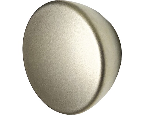 Bouton de meuble métal nickelé mat Øxh 34x23 mm