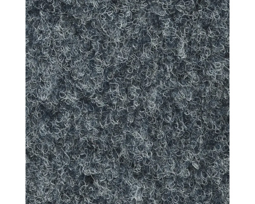 Teppichfliese Solid Vel 35 graublau 50x50 cm