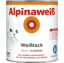 Alpinaweiß Weißlack, zwei Liter Dose