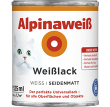 Alpinaweiß Weißlack Lackdose mit 125 ml Inhalt