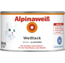 Alpinaweiß Weißlack Dose mit 300 ml Inhalt