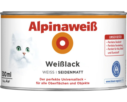 Alpinaweiß Weißlack, 300 ml Dose