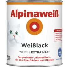 Alpinaweiß Weißlack, extra matt, 750ml Dose