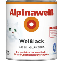 Alpinaweiß Weißlack, glänzend, in einer 750-Milliliter-Dose