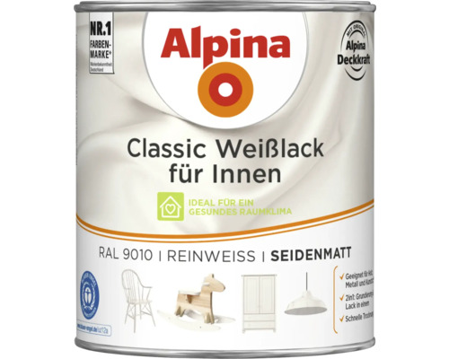 Alpina Classic Weißlack für Innen Farbdose