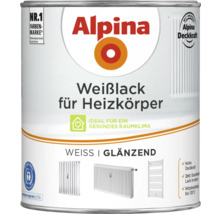 Laque blanche Alpina pour radiateurs, blanc brillant