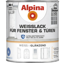 Alpina Weißlack für Fenster und Türen in Weiß glänzend