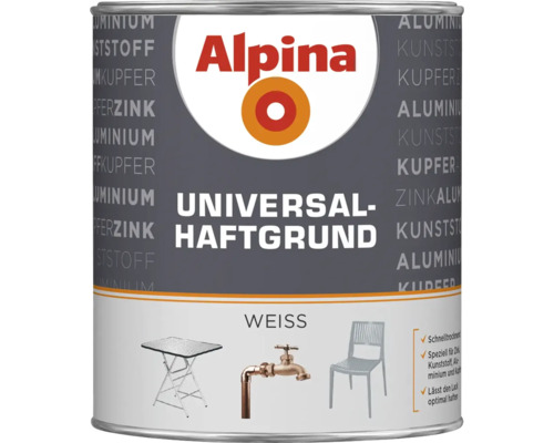 Alpina Universal Haftgrund Farbe Weiß in einer Dose
