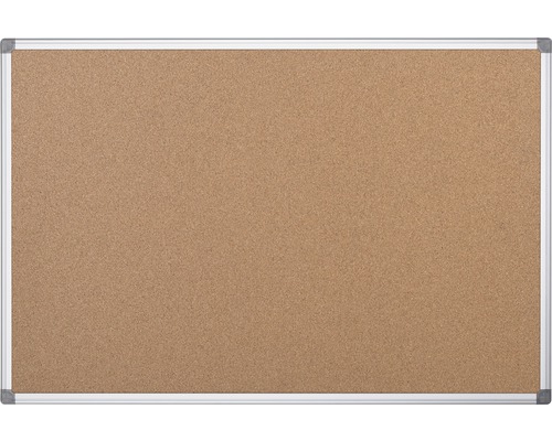 Korktafel mit Alurahmen Pinnwand Rückwand Pappe 90x60 cm