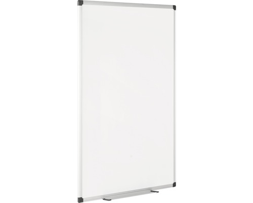 Tableau blanc avec cadre argenté pour écrire dessus