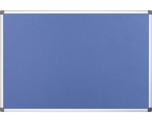 Tableau en feutre bleu 90x60 cm