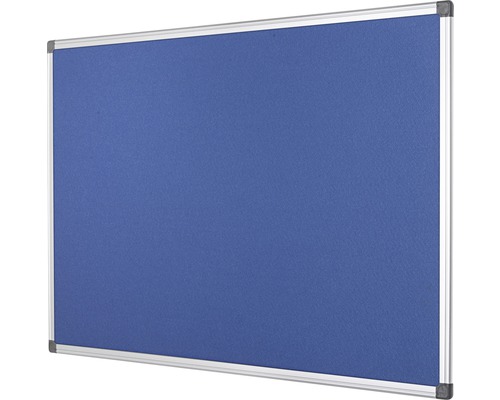 Tableau d''affichage bleu avec cadre en aluminium