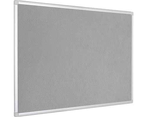 Panneau d''affichage gris avec cadre en aluminium