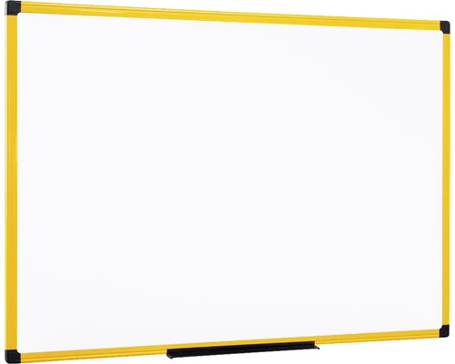 Tableau blanc avec cadre de couleur