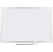 Tableau blanc avec cadre alu magnétique peint support à stylo mobile 180x90 cm