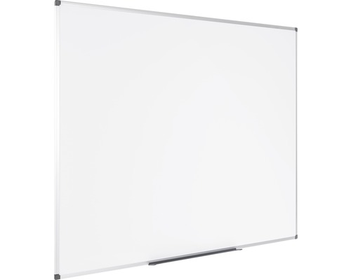 Weißes Whiteboard mit silberfarbenem Rahmen