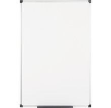 Weißes Whiteboard mit Rahmen und Ablage