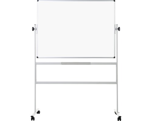 Tableau blanc mobile avec roulettes et cadre