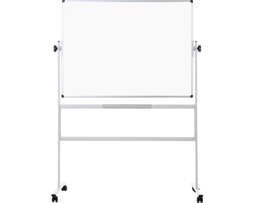 Tableau blanc mobile avec cadre sur roulettes