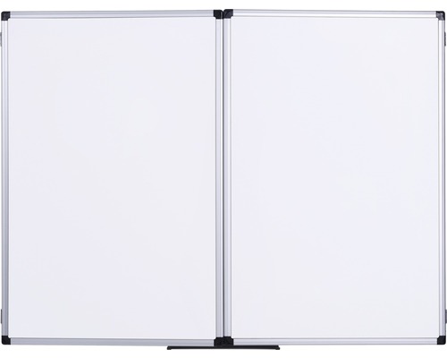 Tableau blanc double avec cadre