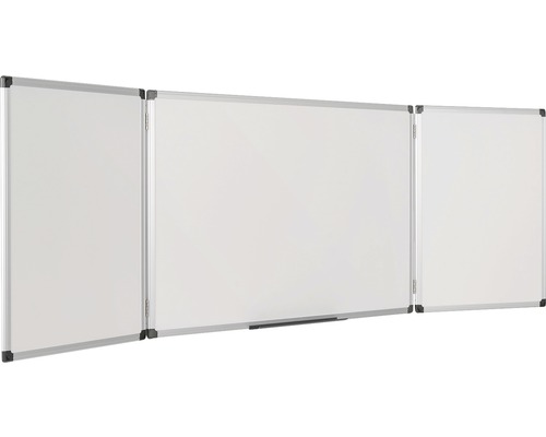 Dreiteilige, zusammenklappbare, mobile Whiteboard-Tafel für Präsentationen