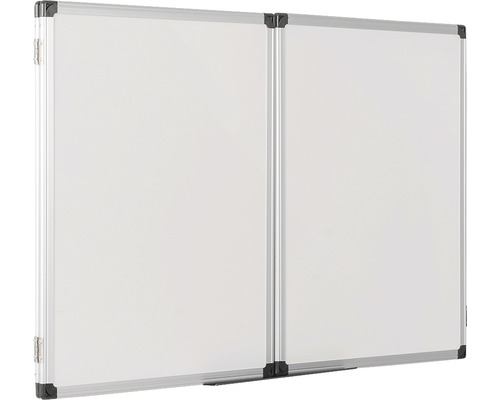 Zwei Whiteboards mit Aluminiumrahmen