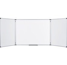 Dreiteilige, zusammenklappbare Whiteboard Tafel