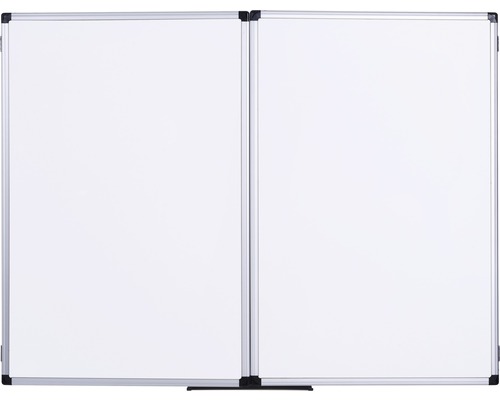 Tableau blanc double avec cadre