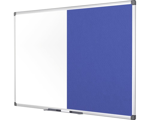 Kombination aus Whiteboard und Pinnwand mit Rahmen