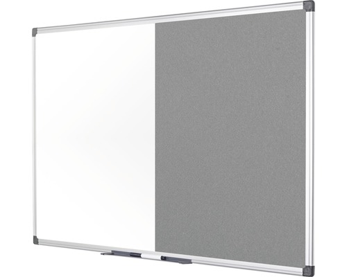 Combinaison de tableau blanc et de tableau d''affichage avec cadre en aluminium